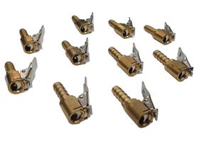Kit 10 Bicos P/ Válvula C/ Presilha 1/4 24mm Reforçado