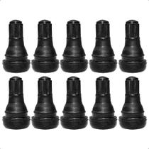 Kit 10 Bicos Válvula Pito Para Pneu de Moto Motocicleta Sem Câmara Tr 412