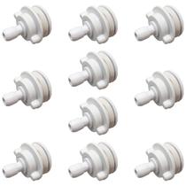 Kit 10 Bicos Vazadores Retos Uso Universal Bebedouros Galão