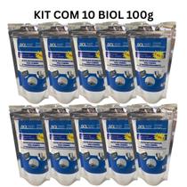 Kit 10 Biol2000 Limpa Tudo Fossa Bio Digestora Sumidouro 100g