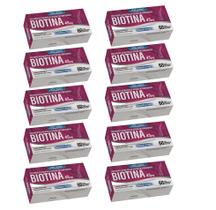 Kit 10 Biotina Cabelos E Pele 60 Comprimidos - Arte Nativa