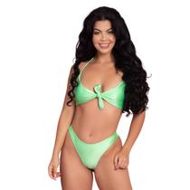 Kit 10 Biquínis Amarração Sem Bojo Feminino Canelado Verão