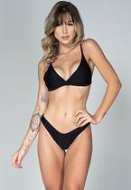 Kit 10 Biquínis Vekyo Asa Delta Liso Fio Dental Top Bojo Decote V