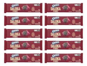 Kit 10 Biscoito Oreo Selena Gomez - Leite Cond. E Canela 90g