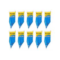 Kit 10 bisnaga argamassa polimerica - 3kg - biomassa