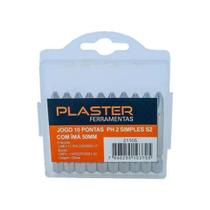 Kit 10 Bits Longo Ph2 Com Imã 50mm - Plaster