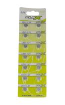 Kit 10 Blisters C/ 14 Unidade Pilhas Modelo Botão LR41 FX-LR41 1.5V 30mAh