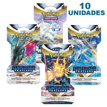 Kit 10 Blisters Unitários Tempestade Prateada Pokemon Tcg