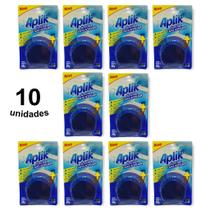 Kit 10 Bloco Caixa Acoplada Detergente Sanitário Até 300 Descargas Marine Marca Aplik - EnvioJá Kit 10 Bloco Caixa Acoplada Detergente Sanitário Até 300 Descargas Marine Marca Aplik - EnvioJá