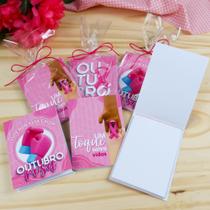 Kit 10 Bloco Personalizado Outubro Rosa