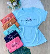 kit 10 blusas feminina modinha modelo tshirt uso casual dia a dia cores variadas