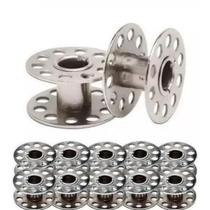 Kit 10 Bobina Carretilha de Metal Alta Maquina Domestica - 1222
