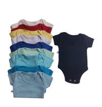 kit 10 bodys manga curta