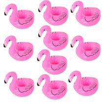 kit 10 Boia Porta Copo Flamingo Flutuador P/ Praia Piscina kit 10 Boia Porta Copo Flamingo Flutuador P/ Praia Piscina