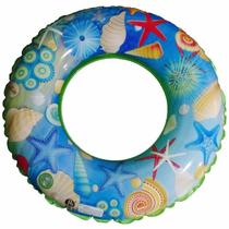 Kit 10 Boias De Piscina Infantil Circular Inflável Cintura