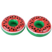 Kit 10 Boias Porta Copo Melancia Piscina Água Bo41987 Kit 10 Boias Porta Copo Melancia Piscina Água Bo41987