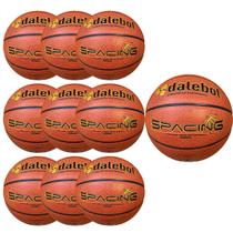 Kit 10 Bola de Basquete Oficial Profissional Tam 7.8 LSB +NF