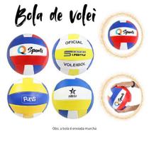 kit 10 bola de volei voleibol quadra, areia, praia