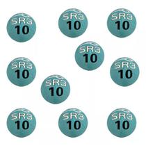 Kit 10 Bolas de Iniciação Nº10 + Bomba de Ar + Calibrador Caneta