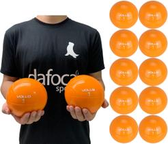 Kit 10 Bolas de Peso 1Kg Toning Ball Heavy VP1061 Vollo Sports Laranja Kit 10 Bolas de Peso 1Kg Toning Ball Heavy VP1061 Vollo Sports Laranja