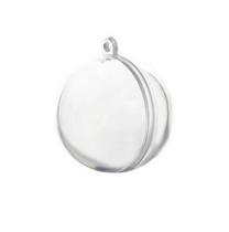 Kit 10 Bolinhas De Natal Porta Foto Esferas Acrílico 6,5Cm Kit 10 Bolinhas De Natal Porta Foto Esferas Acrílico 6,5Cm