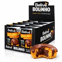 Kit 10 Bolinho BELIVE Cenoura Cob. Chocolate S/ Gluten 45g