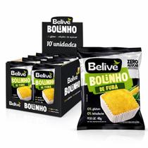 Kit 10 Bolinho de Fubá BELIVE Zero Gluten e Lactose 40g