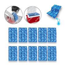 Kit 10 Bolsa Térmica Compressa Gel Coolers Isopor Gelo