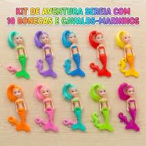 Kit 10 Bonecas Estilo Sereia Fashion Presente Meninas