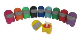 Kit 10 Bonecos Among Us Brinquedo Desmontável Cores Variadas