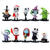 Kit 10 bonecos estranho mundo de jack skellington sally pvc Kit 10 bonecos estranho mundo de jack skellington sally pvc