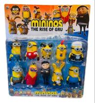 Kit 10 Bonecos Minions Meu Malvado Favorito Kevin Bob Stuart