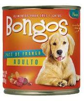 Kit 10 Bongos 280g Sabor Frango Adulto