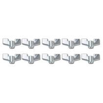 Kit 10 Borboletas 8mm em Metal Reforçado para Estante Prato