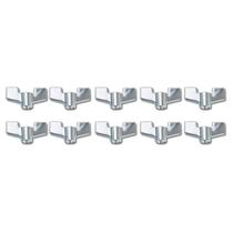 Kit 10 Borboletas 8Mm Em Metal Reforçado Para Estante Prato