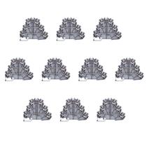 Kit 10 Bornes Triplo BTWI Push In Com Mola 24A 2,5mm² Weg Kit 10 Bornes Triplo BTWI Push In Com Mola 24A 2,5mm² Weg