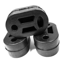 Kit 10 Borracha Coxim Escapamento Peugeot 206 207 Reforçada