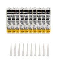 Kit 10 Borracha Silicone Acético 256g Para Reparo Manutenção Uso Geral