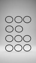 Kit 10 Borrachas Drive Console Universal