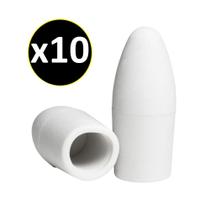 Kit 10 Borrachas Para Lapis Ponteira