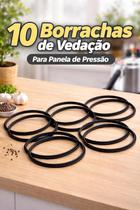 Kit 10 Borrachas para Panela de Pressão Universal 7 L Kit 10 Borrachas para Panela de Pressão Universal 7 L