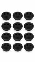Kit 10 Borrachas Vedação Tanque 2 Furos 21mm Kit 10 Borrachas Vedação Tanque 2 Furos 21mm