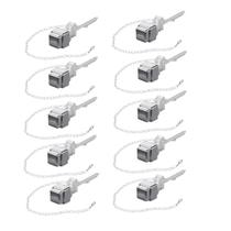 Kit 10 Botões Acionadores Lateral P/ Caixa Acoplada