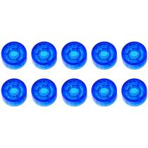 Kit 10 Botões Protetor Plastico Footswitch Pedal Topper Azul Kit 10 Botões Protetor Plastico Footswitch Pedal Topper Azul