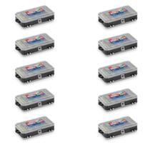 Kit 10 Boxes Caixa Organizadora Com Divisórias MDC 8002 Arqplast
