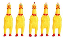 Kit 10 Brinquedos Pet Mordedor Borracha Frango Galinha para cães cachorros Pets - Grande Kit 10 Brinquedos Pet Mordedor Borracha Frango Galinha para cães cachorros Pets - Grande