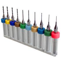 Kit 10 Broca Tungstênio 0.3 A 1.2Mm Haste 3Mm Micro Retifica