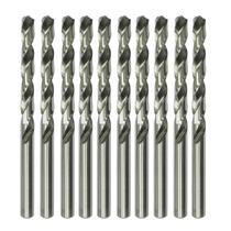 Kit 10 Brocas 6mm Aço Rápido HSS Metal Profissional
