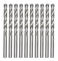 Kit 10 Brocas Aço Rápido 2,5 Mm Polida P/ Metal