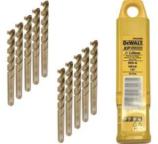 Kit 10 Brocas Aço Rápido 3 Mm Hss Gold Ferrous Dewalt Kit 10 Brocas Aço Rápido 3 Mm Hss Gold Ferrous Dewalt